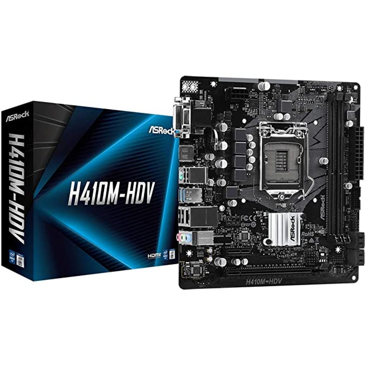 ASROCK H410M-HDV M.2 mATX Motherboard LGA1200