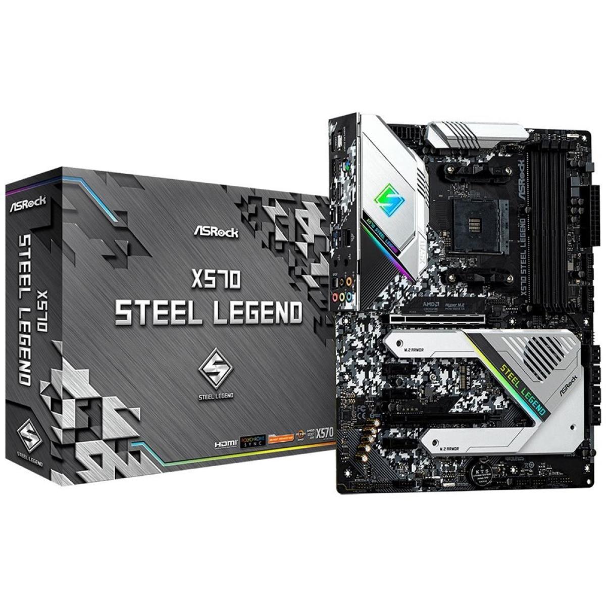 ASROCK X570 Steel Legend RGB 2 PCIe 4.0 ATX Motherboard