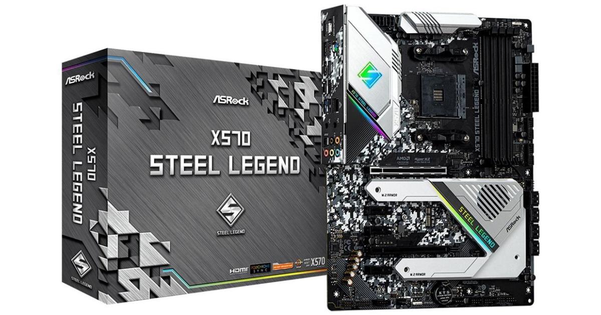 ASROCK X570 Steel Legend RGB 2 PCIe 4.0 ATX Motherboard | ASROCK X570