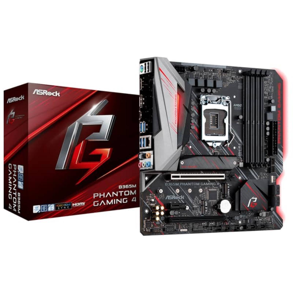 ASROCK B365M Phantom Gaming 4 /M.2 mATX Motherboard LGA1151