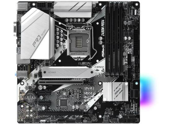 ASROCK  Z490M Pro4 RGB  M.2 10 Power Phase Design mATX Motherboard LGA 1200