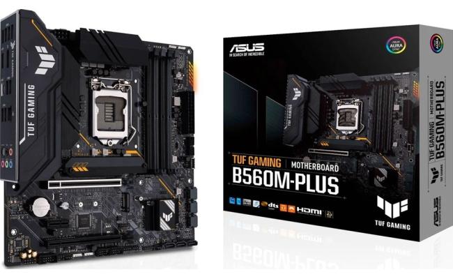 ASUS TUF Gaming B560M-PLUS LGA1200 (Intel11th/10th Gen) Micro ATX Gaming Motherboard (PCIe 4.0, 2X M.2 Slots,8+1 Power Stages, 2.5Gb LAN, USB 3.2 Type-C, Thunderbolt 4 Support (Non Wifi Ver)