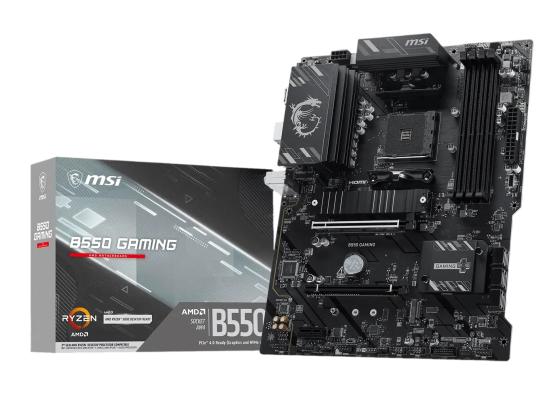 MSI PRO B550 GAMING, AMD RYZEN 5000 & 3000 Series AM4/DDR4/PCIe 4.0/2x M.2 - ATX MotherBoard