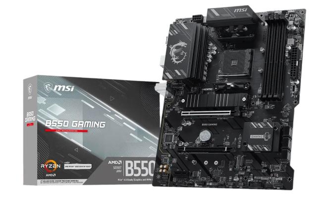 MSI PRO B550 GAMING, AMD RYZEN 5000 & 3000 Series AM4/DDR4/PCIe 4.0/2x M.2 - ATX MotherBoard