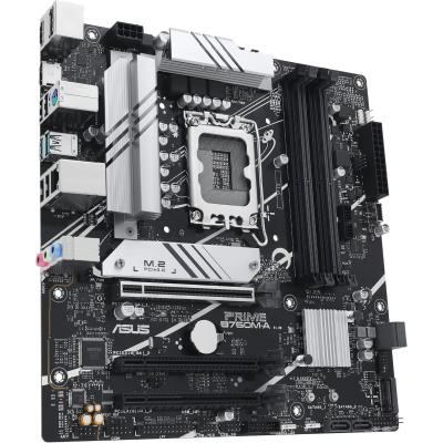 ASUS PRIME B760M-A-CSM, Intel 14th 13th 12th Series, LGA 1700/DDR5/PCIe 4.0/2xM.2 - mATX Gaming MotherBoard.
