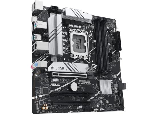 ASUS PRIME B760M-A-CSM, Intel 14th 13th 12th Series, LGA 1700/DDR5/PCIe 4.0/2xM.2 - mATX Gaming MotherBoard.