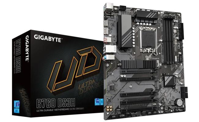 GIGABYTE B760 DS3H, Intel 13th 12th Series, LGA 1700/DDR5/PCIe 4.0/2xM.2 - ATX Gaming MotherBoard