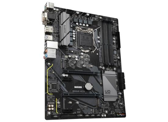 Gigabyte B560 HD3 Intel® B560 1th and 10th Gen Intel Full PCIe 4.0* Design, PCIe 4.0 M.2, RGB FUSION 2.0, Q-Flash Plus Motherboard