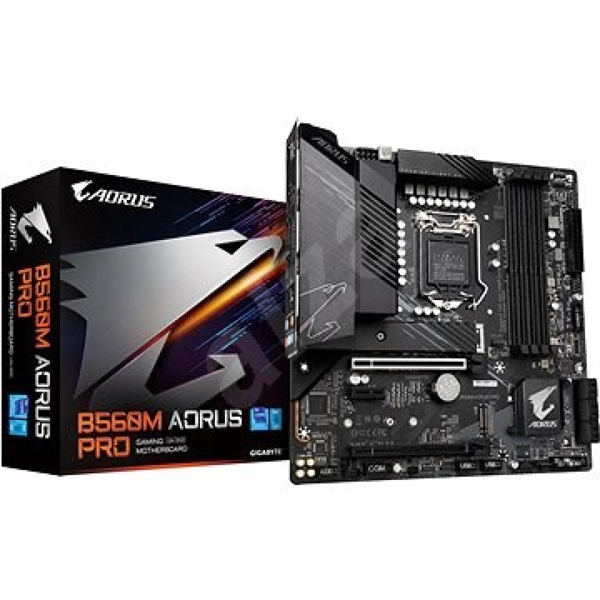 Gigabyte B560M AORUS PRO Intel B560 11th Generation Intel LGA1200 Micro-ATX Desktop Motherboard