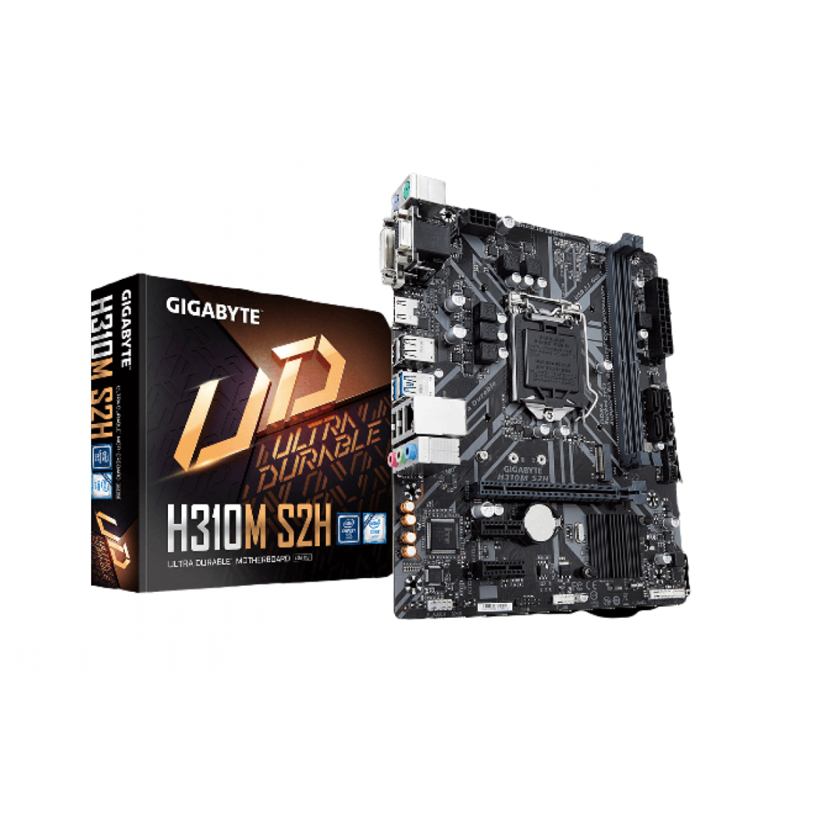GIGABYTE H310M S2H with M.2 MicroATX Motherboard