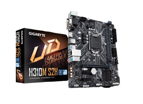 GIGABYTE H310M S2H with M.2 MicroATX Motherboard