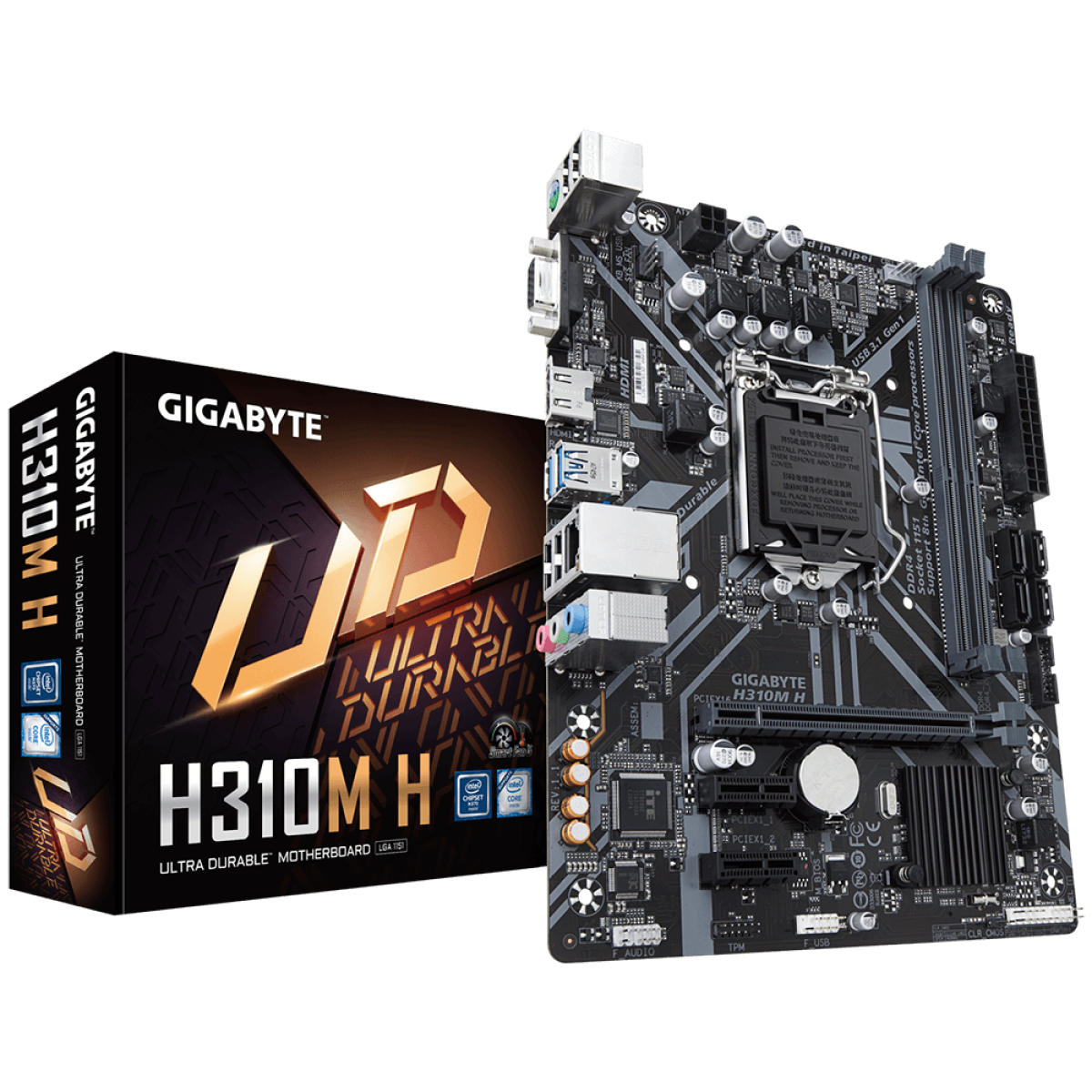 GIGABYTE H310M H MicroATX 9TH & 8TH Gen Motherboard