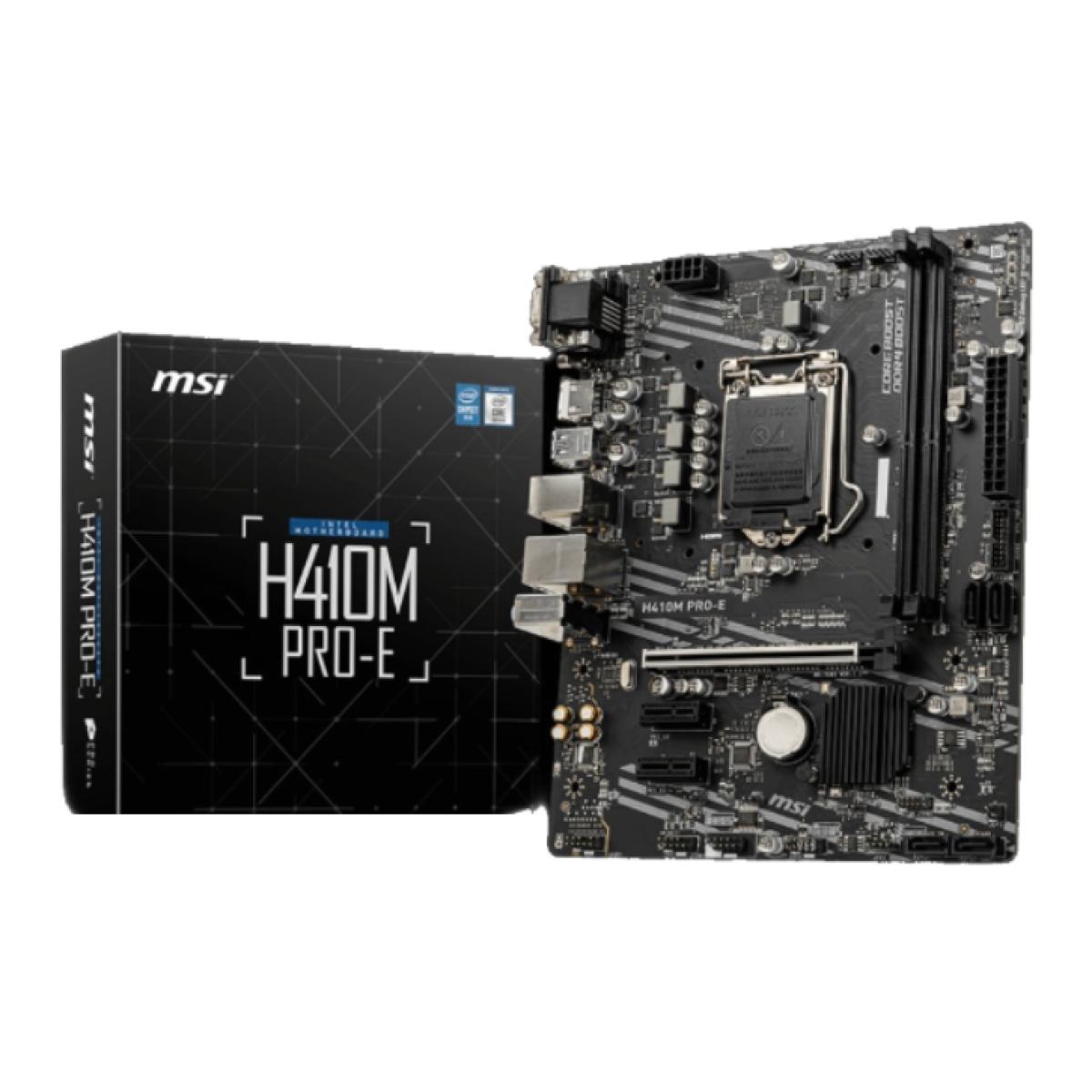 MSI H410M PRO-E Intel H410 Micro ATX Motherboard