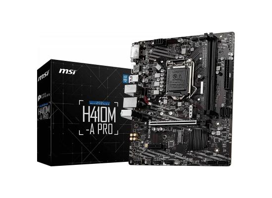 MSI H410M-A PRO Intel H410 M.2 Micro ATX Motherboard