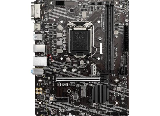 MSI H410M-A PRO Intel H410 M.2 Micro ATX Motherboard