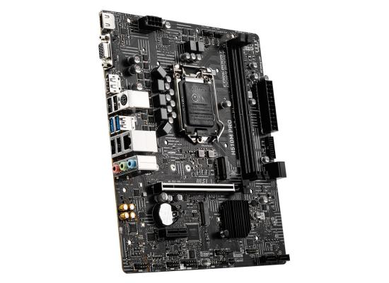MSI H510M-PRO LGA 1200 Intel H510 11th & 10th Intel CPUs SATA 6Gb/s M.2 mATX Intel Motherboard