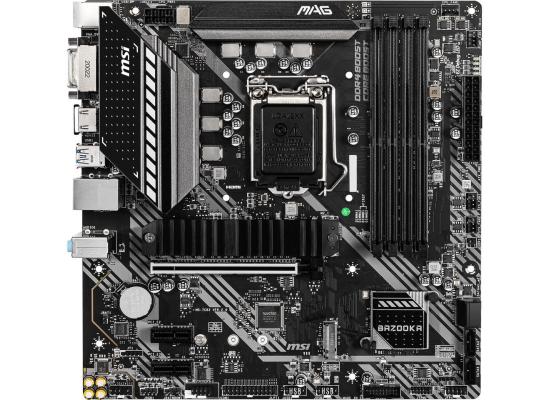 MSI MAG B460M BAZOOKA LGA 1200 Intel B460 SATA 6Gb/s M.2 Micro ATX Intel Motherboard