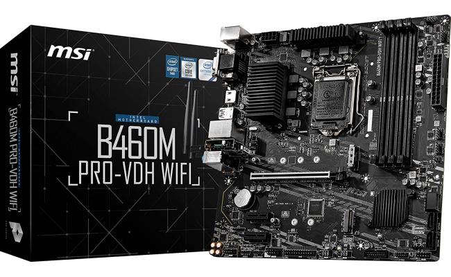 MSI B460M PRO-VDH WIFI Intel LGA 1200 M.2 microATX MotherBoard