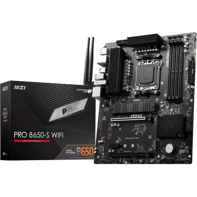 MSI  PRO B650-S WIFI AMD RYZEN 9000/ 8000/ 7000 Series AM5/DDR5/PCIe 4.0/2xM.2 -  ATX Gaming MotherBoard
