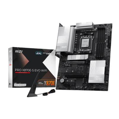 MSI PRO X870E-S EVO WIFI (Wi-Fi 7) AMD RYZEN 9000/ 8000/ 7000 Series AM5/DDR5/PCIe 5.0/3xM.2 - ATX Gaming MotherBoard