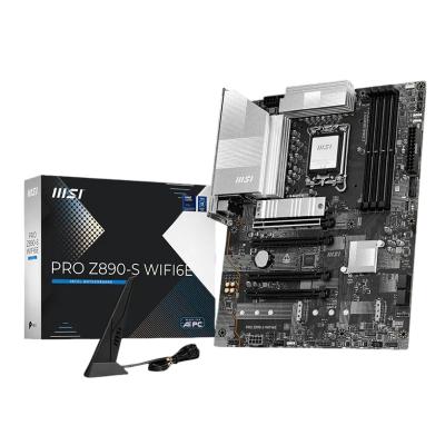 MSI PRO Z890-S WIFI (WIFI6e), Intel Core Ultra (Series 2), LGA 1851/DDR5/PCIe 5.0/3xM.2 - ATX Gaming MotherBoard