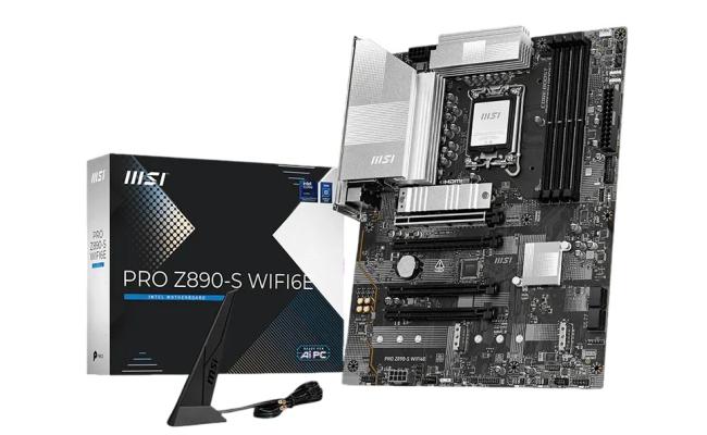 MSI PRO Z890-S WIFI (WIFI6e), Intel Core Ultra (Series 2), LGA 1851/DDR5/PCIe 5.0/3xM.2 - ATX Gaming MotherBoard MSI PRO Z890-S WIFI (WIFI6e), Intel Core Ultra (Series 2), LGA 1851/DDR5/PCIe 5.0/3xM.2 - ATX Gaming MotherBoard