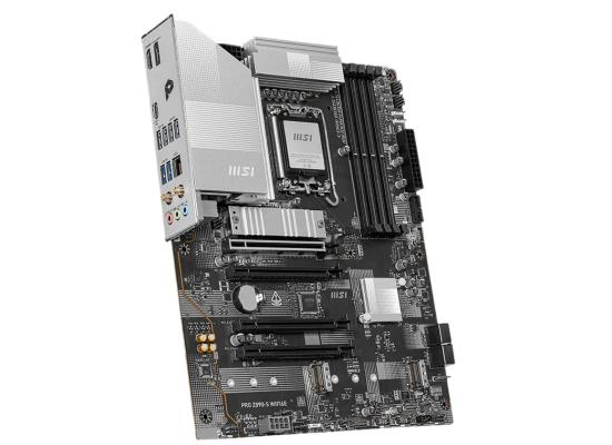 MSI PRO Z890-S WIFI (WIFI6e), Intel Core Ultra (Series 2), LGA 1851/DDR5/PCIe 5.0/3xM.2 - ATX Gaming MotherBoard