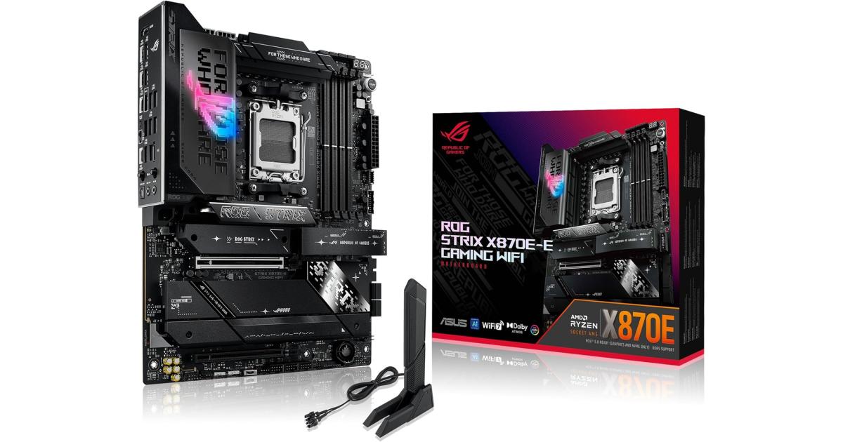 ASUS ROG STRIX X870E-E GAMING WIFI (Wi-Fi 7) AMD RYZEN 7000 8000