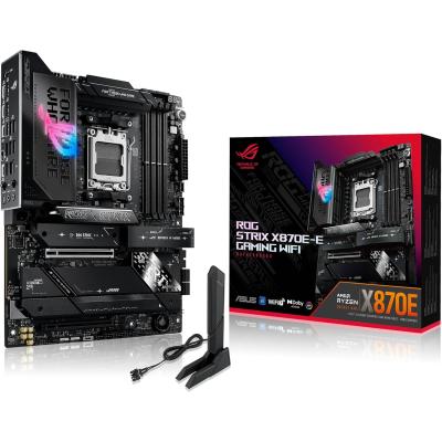 ASUS ROG STRIX X870E-E GAMING WIFI (Wi-Fi 7) AMD RYZEN 7000 8000 9000 Series AM5/DDR5/PCIe 5.0/5xM.2 - ATX Gaming MotherBoard