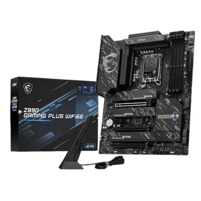 MSI Z890 GAMING PLUS WIFI (Wi-Fi 6e), Intel Core Ultra (Series 2), LGA 1851/DDR5/PCIe 5.0/4xM.2 - ATX Gaming MotherBoard