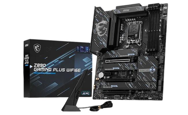 MSI Z890 GAMING PLUS WIFI (Wi-Fi 6e), Intel Core Ultra (Series 2), LGA 1851/DDR5/PCIe 5.0/4xM.2 - ATX Gaming MotherBoard MSI Z890 GAMING PLUS WIFI (Wi-Fi 6e), Intel Core Ultra (Series 2), LGA 1851/DDR5/PCIe 5.0/4xM.2 - ATX Gaming MotherBoard