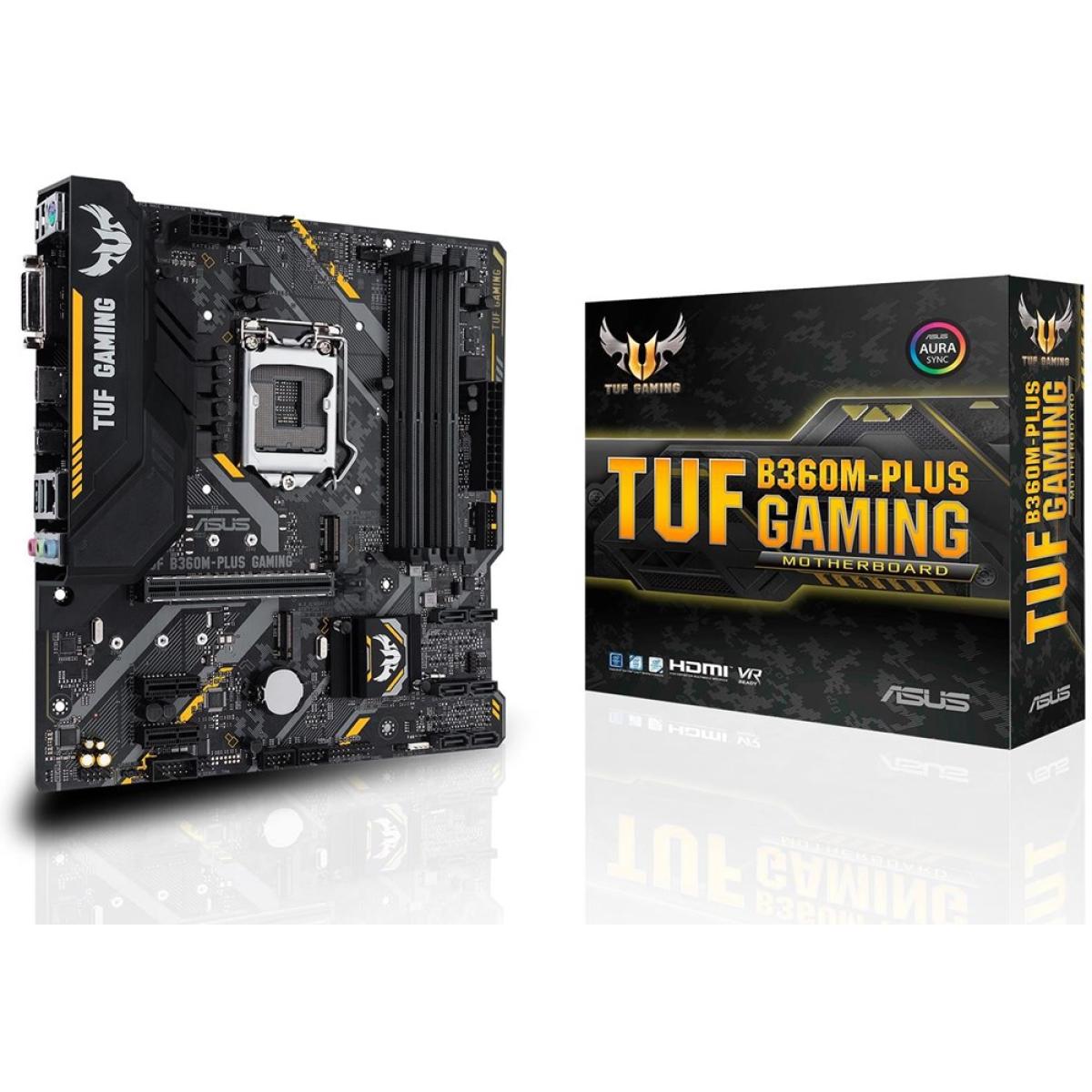 Asus TUF B360M-PLUS GAMING - Motherboard - ATX - LGA1151 Socket