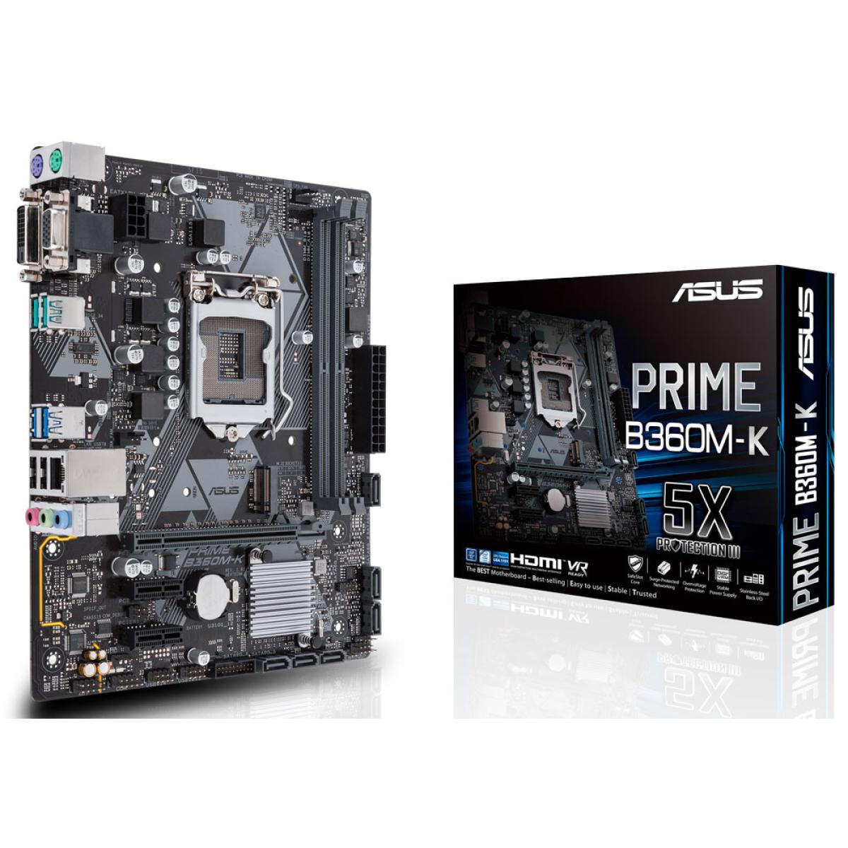 Asus Prime B360M-K //LGA1151 B360 Sata6.0 MB