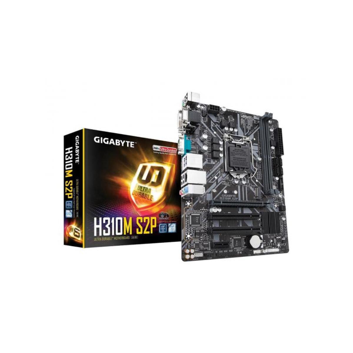 GIGABYTE H310M S2P with M.2 MicroATX Motherboard