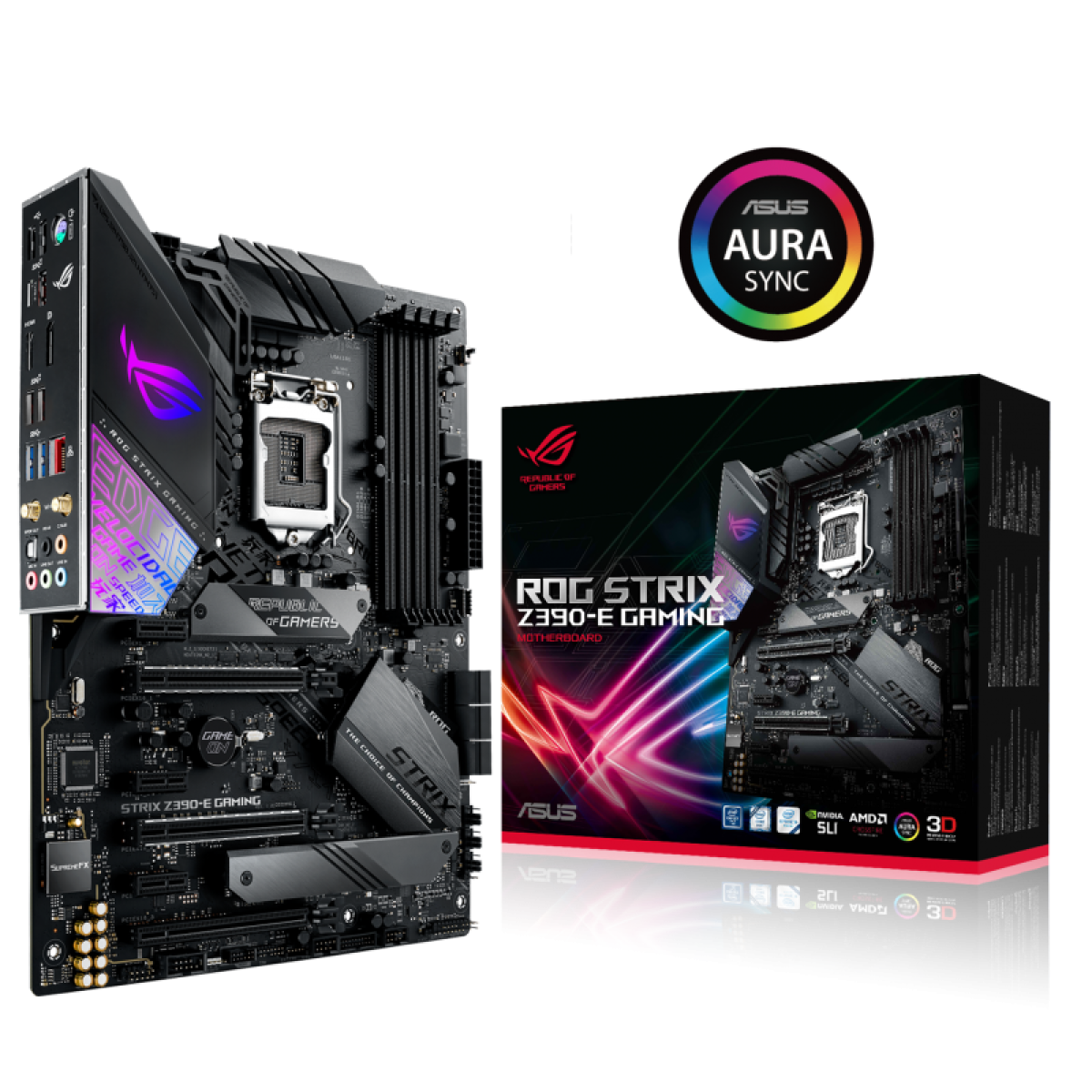 Asus ROG STRIX Z390-E GAMING - Motherboard - ATX - LGA1151 Socket