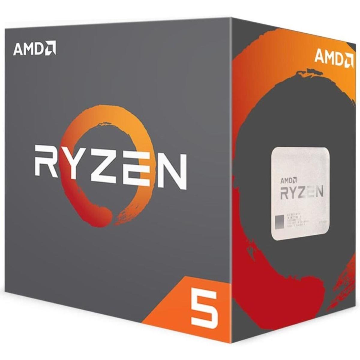 AMD Ryzen™ 5 2600 6-Core ,12 Threads Up to 3.9 GHz