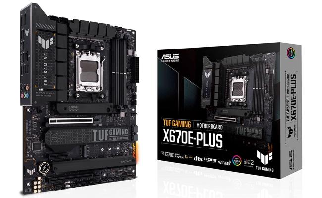 ASUS TUF GAMING X670E-PLUS AMD RYZEN 7000 Series AM5/DDR5/PCIe 5.0/4xM.2 - ATX Gaming MotherBoard