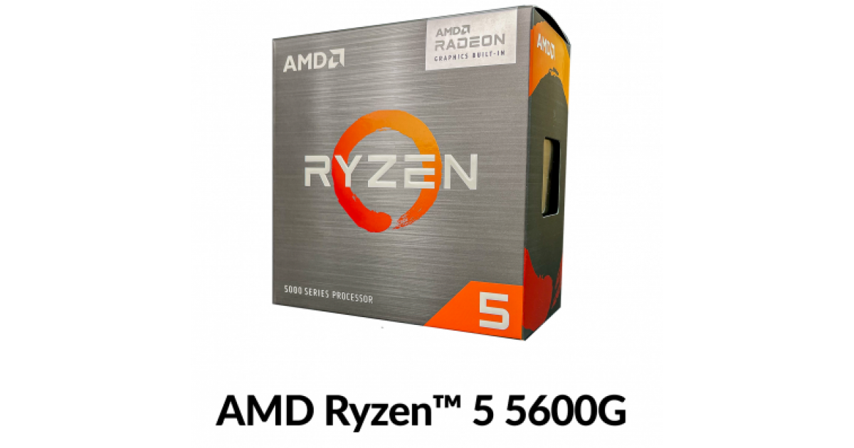 AMD Ryzen 5 5600G Up To 4.4 GHz 6 Cores /12 Threads, Radeon™ Graphics Vega 7, 1900MHZ AM4