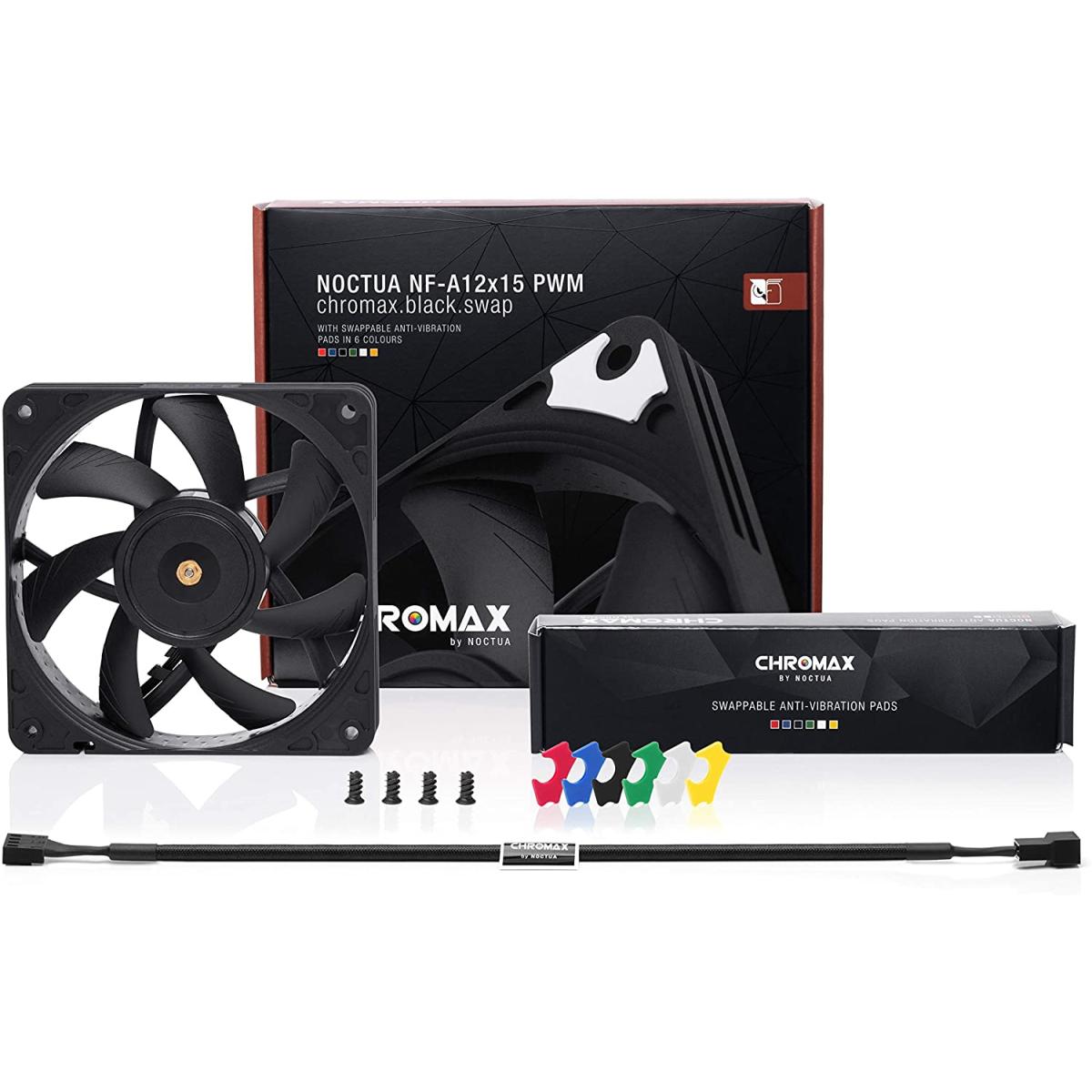 NOCTUA NF-A12x15 flx PWM chromax.black.swap Fan