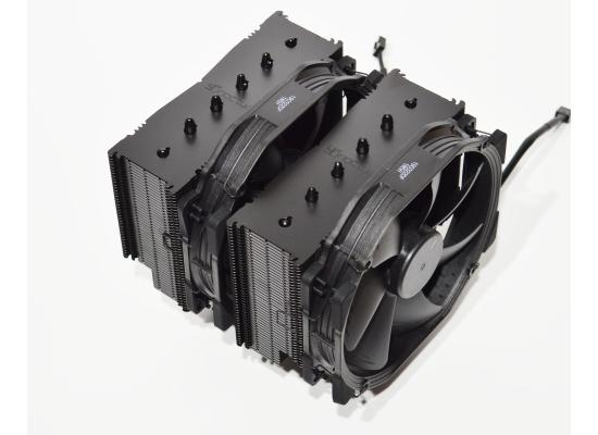 Noctua NH-D15 Chromax Black Dual-Tower Premium CPU Air Cooler w/ Quiet 140mm Fans (NF-A15), LGA1700 Support 12th & 13th Gen