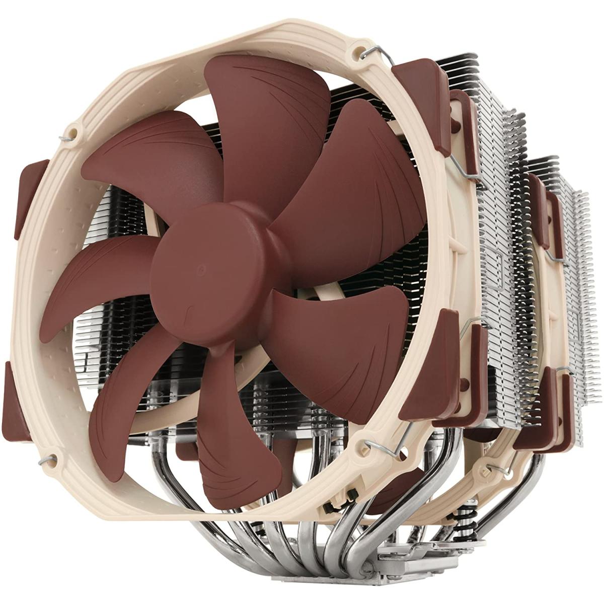 Noctua NH-D15 Premium CPU Cooler with 2X NF-A15 PWM 140mm Fans (Brown)