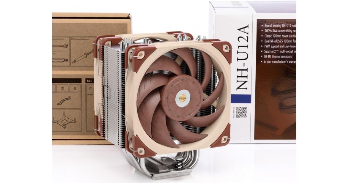 Noctua NH-U12A, Premium CPU Cooler with High-Performance Quiet NF