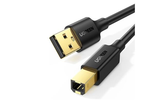 UGREEN (10351) USB 2.0 AM To BM (Type A To Type B Male To Male) Print Cable 3m (Black)