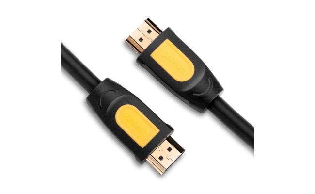 UGREEN HDMI Cable 15m Compatible with HDMI-Enabled TV | Blu-ray | Playstation (Gold Plated Connectors) HDMI Cable - (Black)