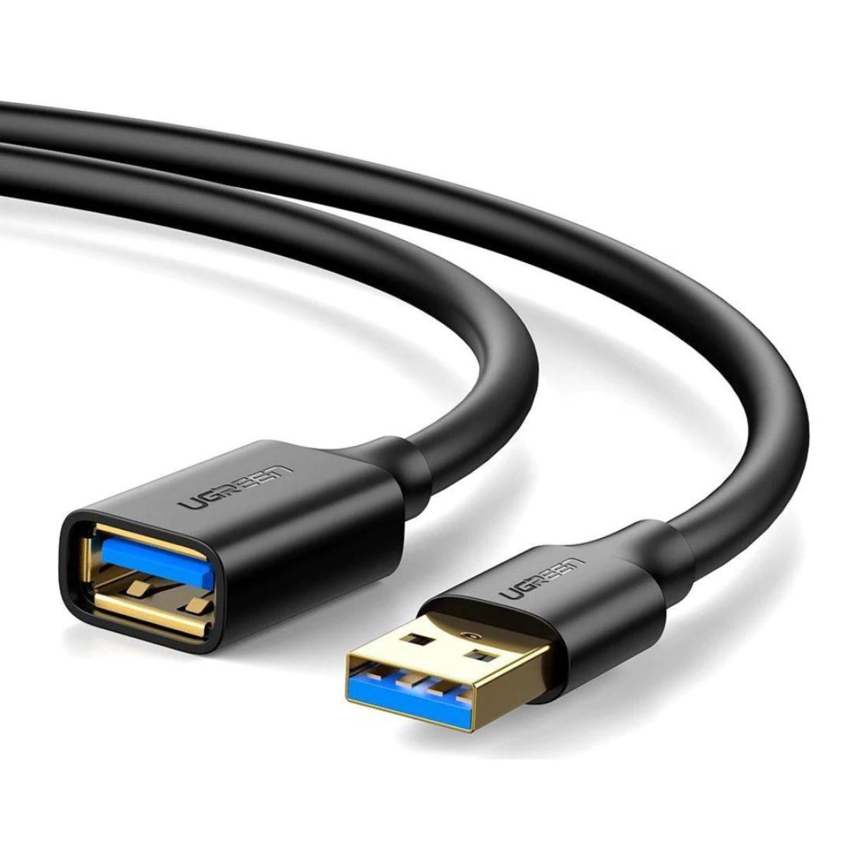 UGreen USB 3.0 Repeater Extension Cable, 5Gbps Data Transfer, Flexible & Durable, Universal Compatibility, 1.5 Meter Length, Black | 30126