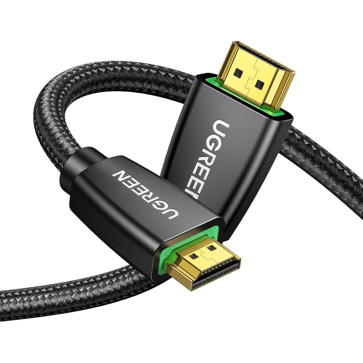 UGREEN HDMI Cable 4K 10M HDMI 2.0 18Gbps High-Speed 4K@60Hz Video Wire Ultra HD 3D 4K Cord Braided Compatible with MacBook Pro UHD TV Nintendo Switch Xbox Playstation PS5/4 PC Laptop