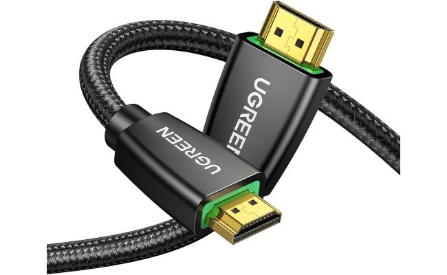 UGREEN HDMI Cable 4K 10M HDMI 2.0 18Gbps High-Speed 4K@60Hz Video Wire Ultra HD 3D 4K Cord Braided Compatible with MacBook Pro UHD TV Nintendo Switch Xbox Playstation PS5/4 PC Laptop