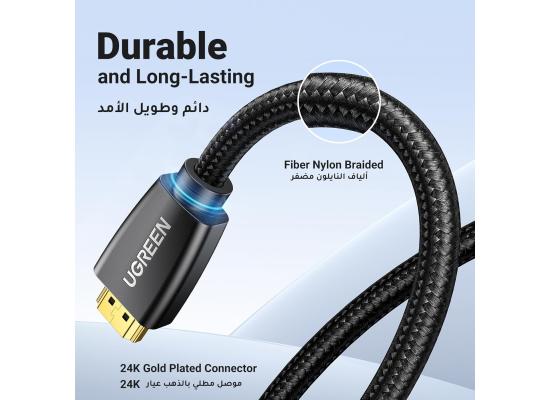 UGREEN HDMI Cable 4K 10M HDMI 2.0 18Gbps High-Speed 4K@60Hz Video Wire Ultra HD 3D 4K Cord Braided Compatible with MacBook Pro UHD TV Nintendo Switch Xbox Playstation PS5/4 PC Laptop
