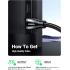 UGREEN 8K HDMI Cable 2.1 10FT, 48Gbps Ultra High Speed Braided HDMI Cord 10K 8K@60Hz 4K@240Hz, eARC HDR10 HDCP 2.2&2.3, HDMI Cable Compatible with PS5/Xbox Series X/Roku TV/HDTV/Blu-ray