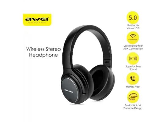 AWEI A200BL RGB Gaming Headset with Mic Over-Ear Headphones Bluetooth 5.3